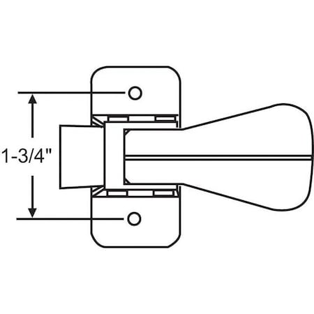 Strybuc Inside Latch Black 17-140